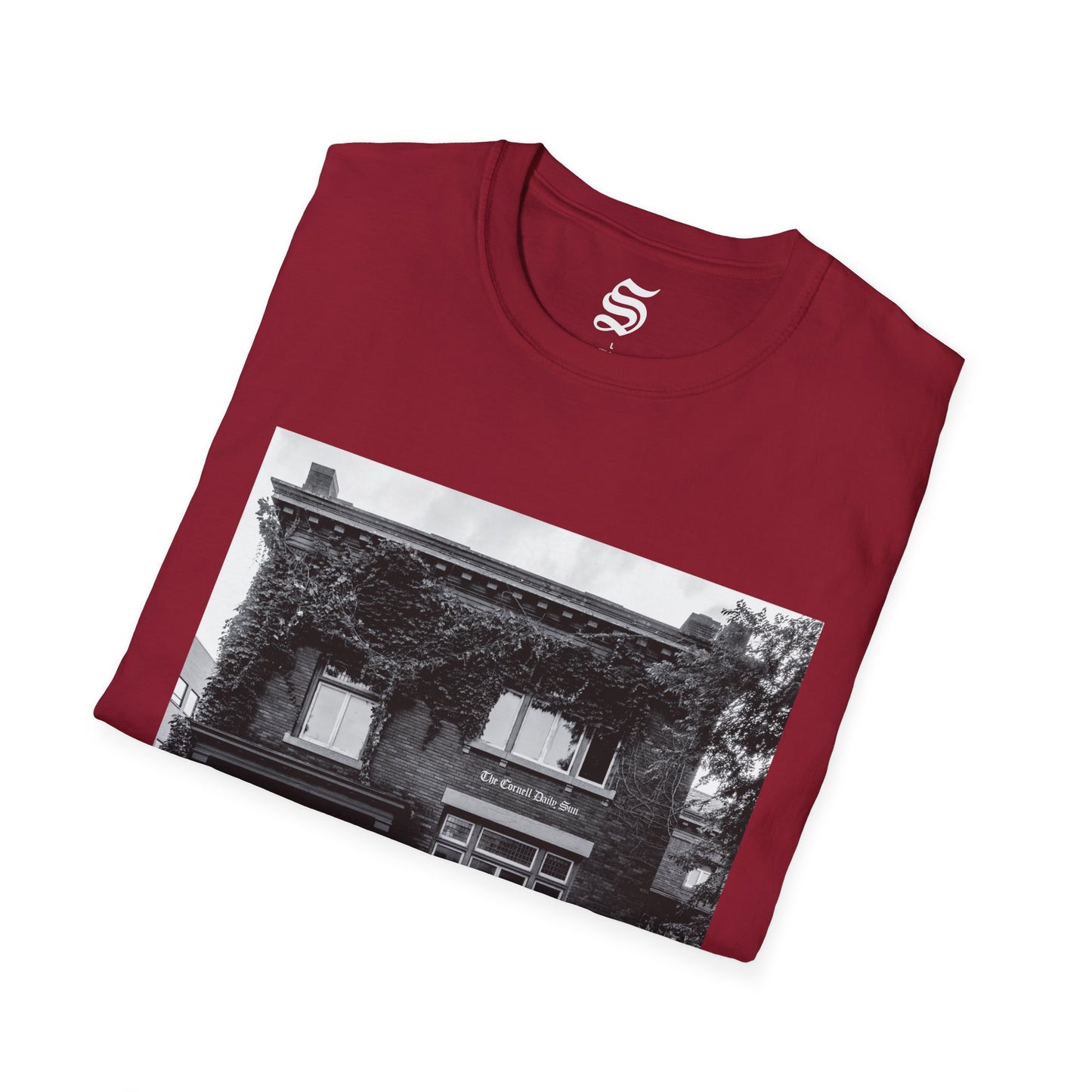 The Cornell Daily Sun Building Photo Tee