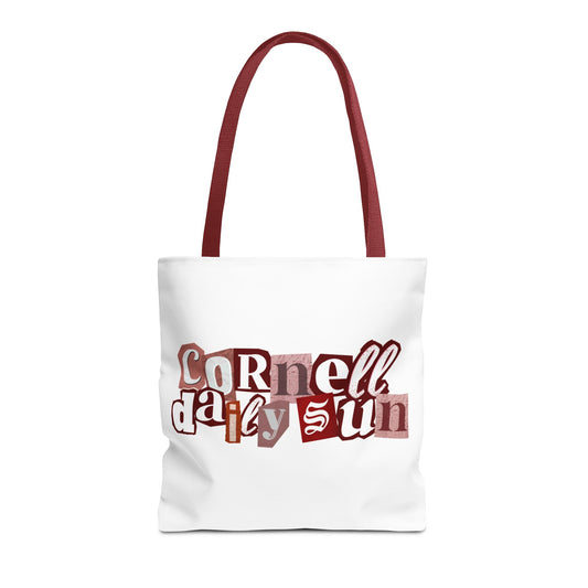 The Cornell Sun Magazine Lettering Tote Bag