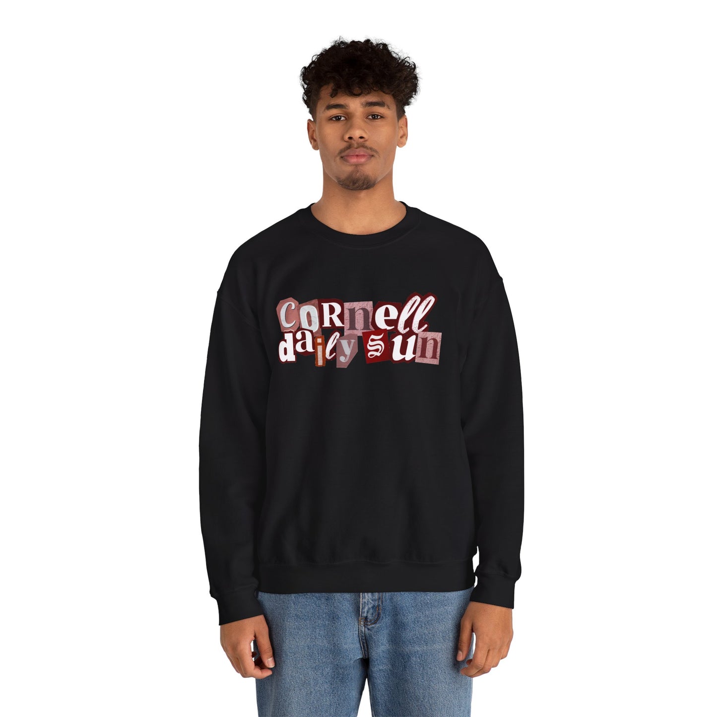 The Cornell Sun Magazine Lettering Crewneck