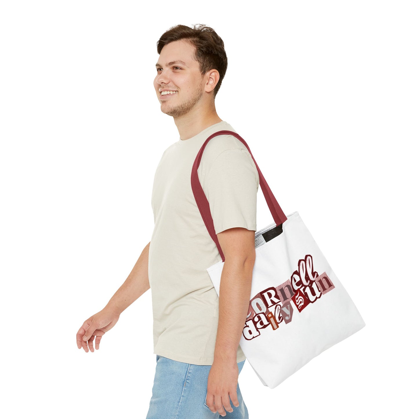 The Cornell Sun Magazine Lettering Tote Bag