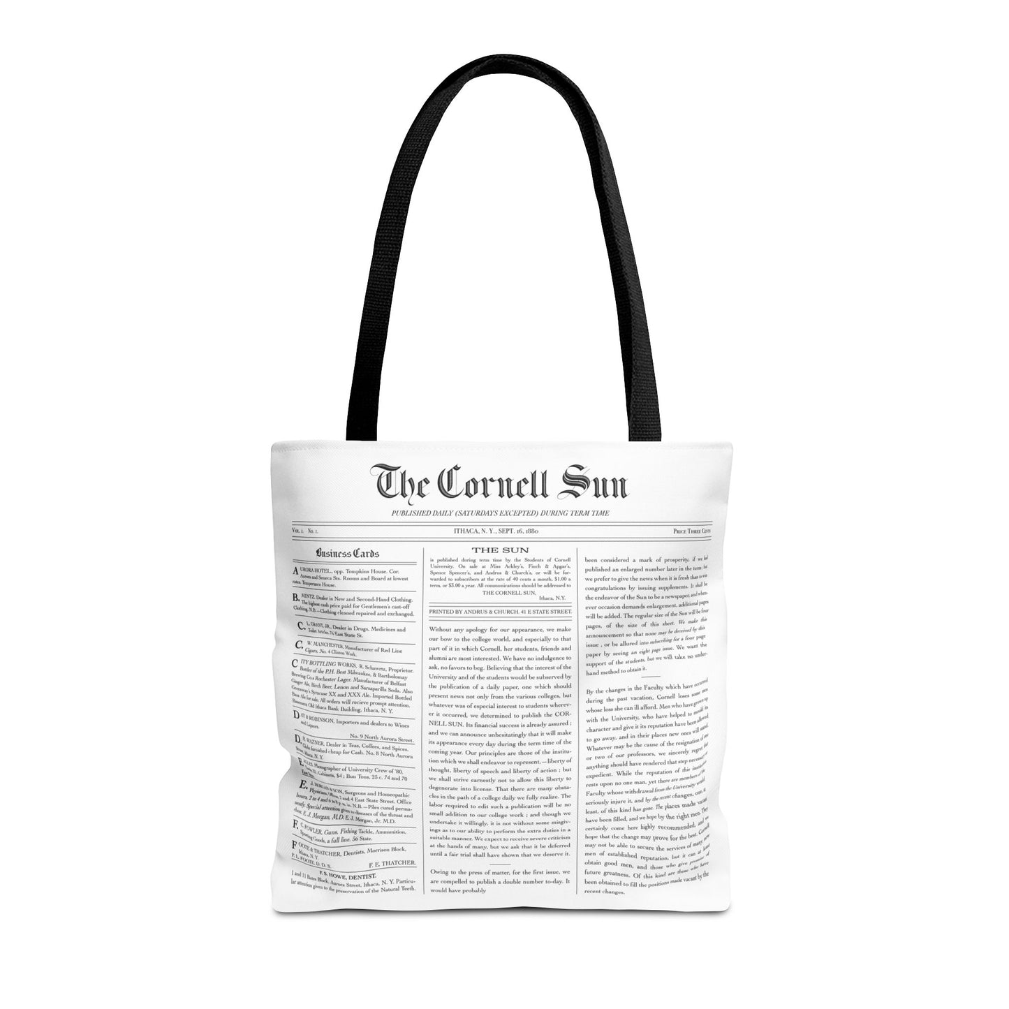 The Cornell Sun First Issue Tote Bag