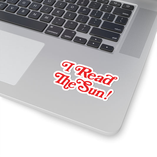 I Read The Sun Sticker