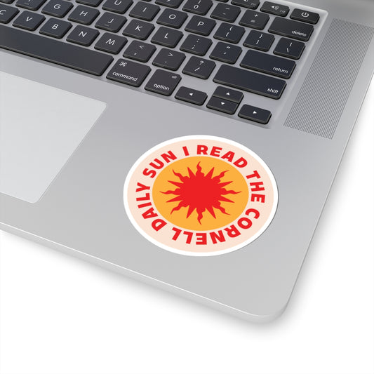 I Read The Sun Seal Sticker