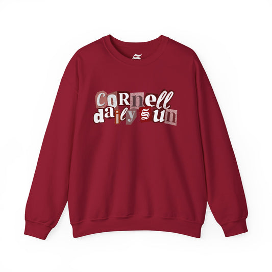 The Cornell Sun Magazine Lettering Crewneck