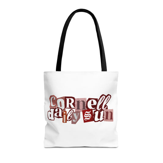 The Cornell Sun Magazine Lettering Tote Bag