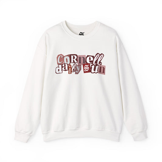 The Cornell Sun Magazine Lettering Crewneck